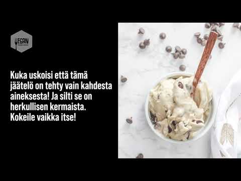 Banaani-suklaahippu jäätelö