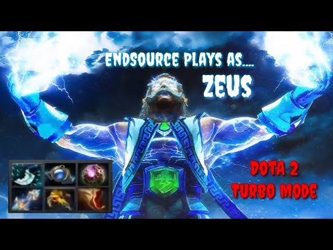 EndSource Plays as Zeus DotA 2 Turbo Mode Just chilling...