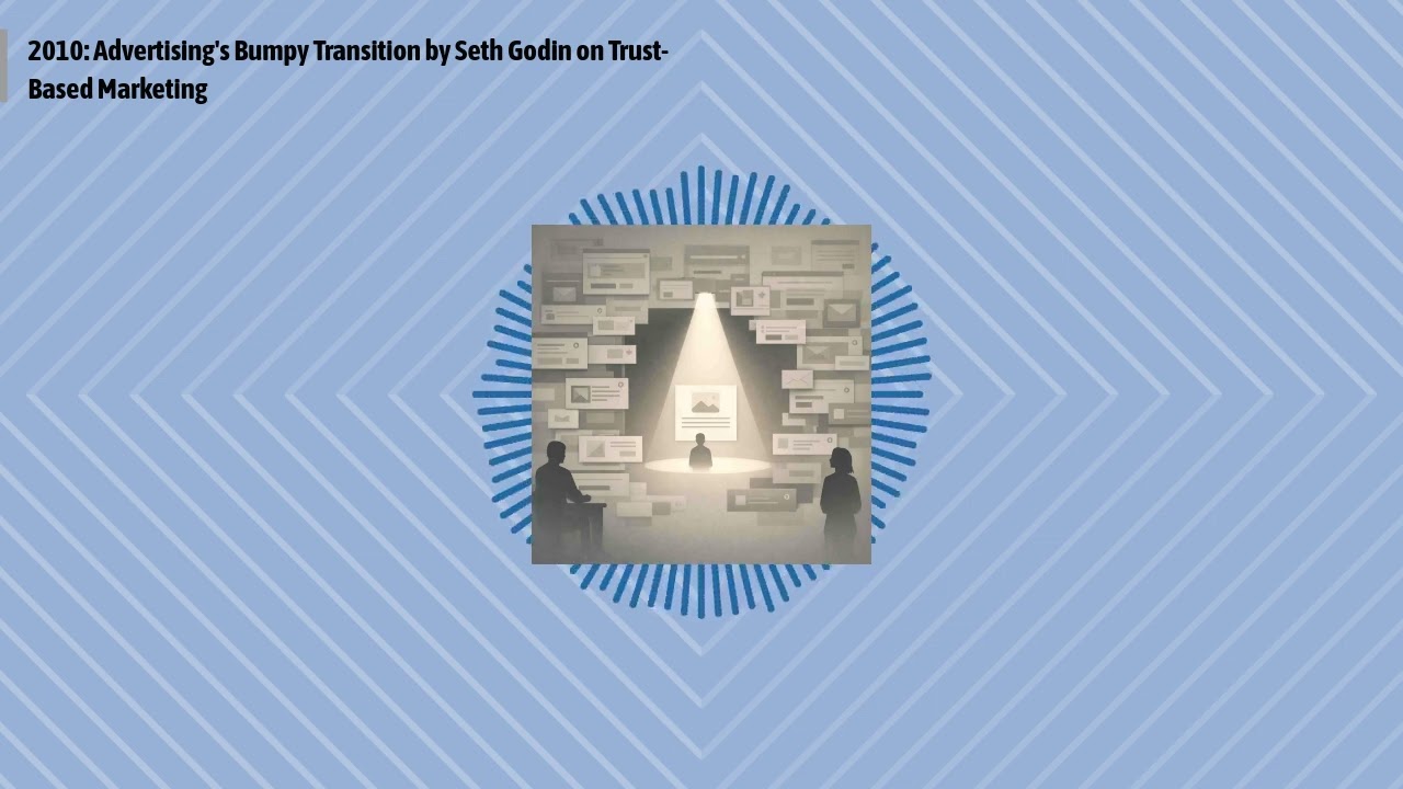 2010: Advertising's Bumpy Transition by Seth Godin on Trust-Based Marketing | Optimal Work Daily...