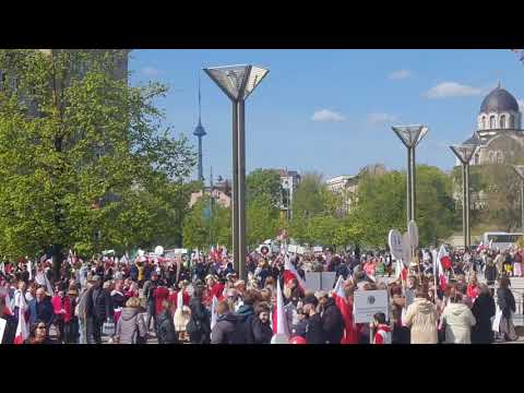 Święto dnia flagi POLSKI w Wilnie, 6 maja 2023 r.