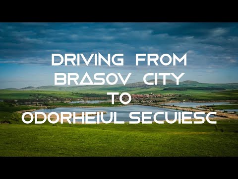Driving from Brasov City to Odorheiul Secuiesc DN13/E60 | Video Driving Romania