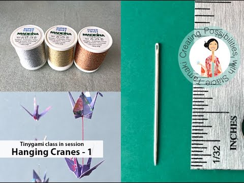 DIY Episode 2: How to hang origami cranes (No glue)