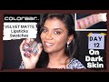 தமிழில் Colorbar Velvet Matte Lipstick On DUSKY PIGMENTED Skin With Without Makeup Ep 