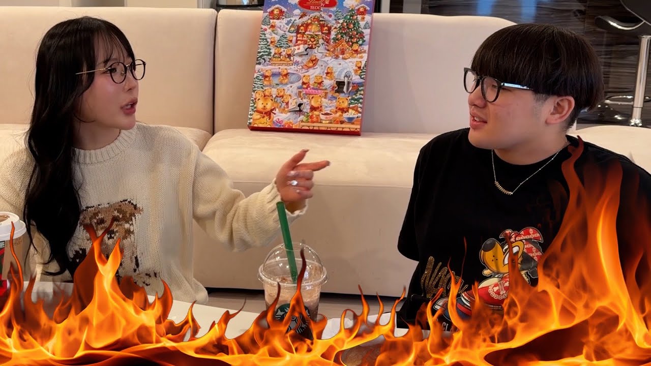 夫婦でスタバの新作飲みながら質問コーナーしたらディベート対決始まったwww