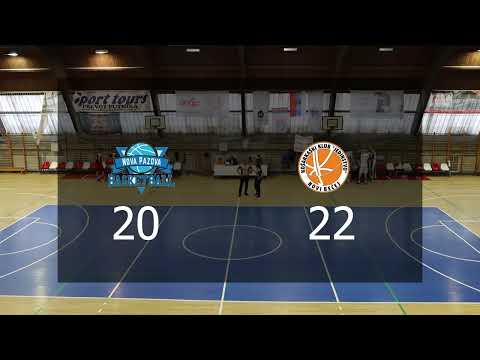 KK Nova Pazova 81 - 73 KK Novi Becej