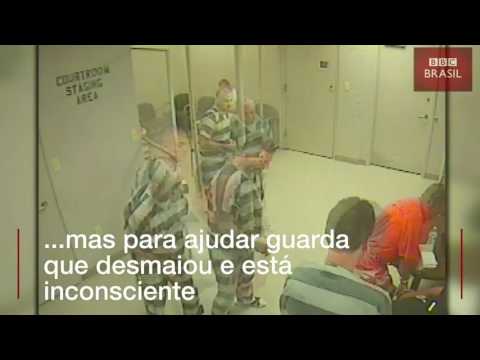 Presos escapam de cela para ajudar guarda inconsciente nos EUA