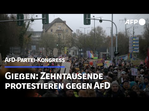 Gießen: Tausende protestieren gegen AfD | AFP