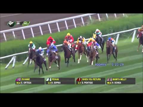 Carrera N°2, domingo 04  de Octubre 2015. Club Hípico de Santiago