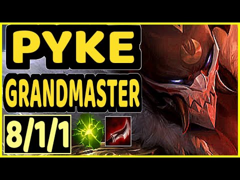 FROZEN (PYKE) vs NEEKO - 8/1/1 KDA MID GAMEPLAY - EUW Ranked GRANDMASTER