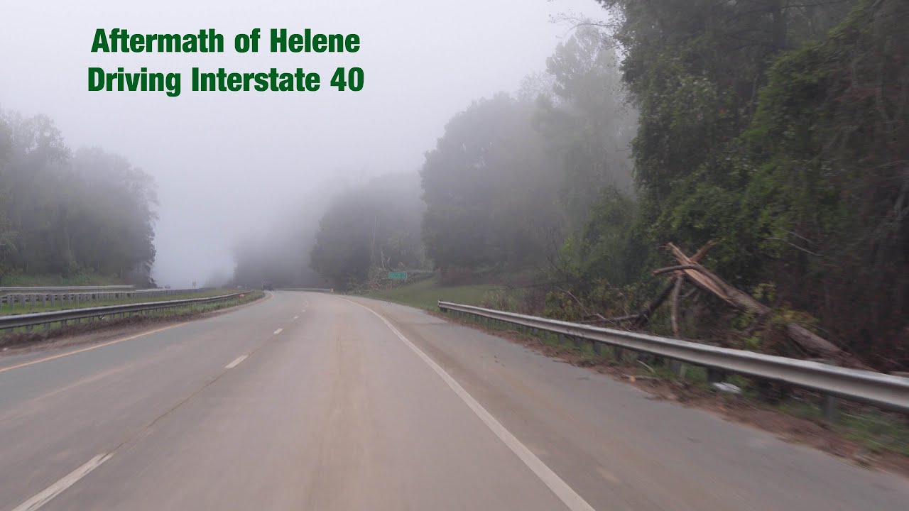 Aftermath of Helene - Driving To Cherokee