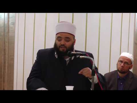 Veçoritë e Israsë dhe Miraxhit tribunë në xhaminë e Rahovecit - Hoxhë Fatmir Latifaj