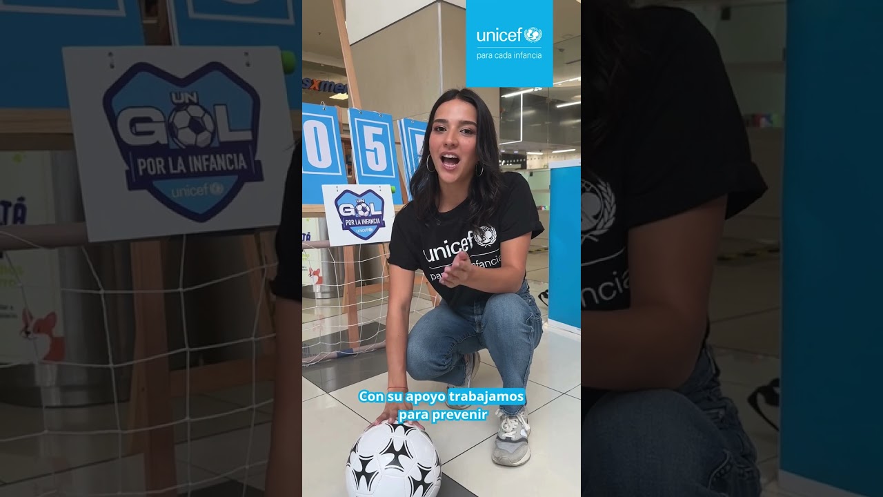 ¡El partido ya empezó y aquí no hay tiempo extra! ⏳  #unicef #futbol #niñez