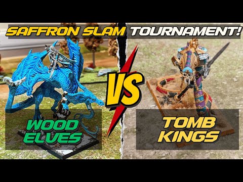 🔴 Wood Elves vs Tomb Kings! | Saffron Slam Round 1 LIVE! 🔴