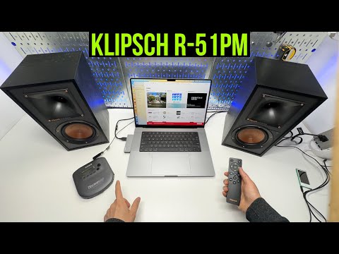 Powered Speakers: Klipsch R-51PM Full Review (USB, Bluetooth, Phono, Aux inputs)