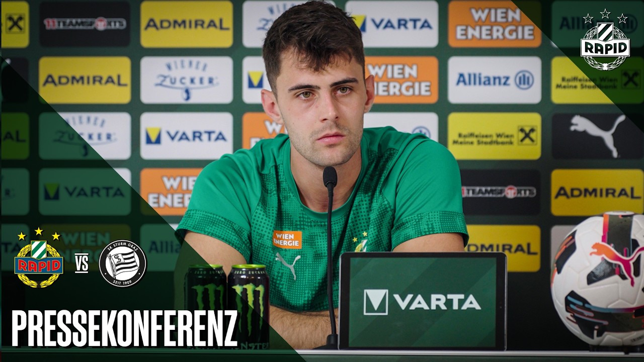 Pressekonferenz vor dem Spiel gegen den SK Sturm