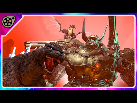 RED [ Godzilla Creepypasta ] vs Doom Slayer PART 2