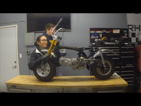 Z50 Rebuild Episode 11: Forks Fix, Engine Install, and Metal Work