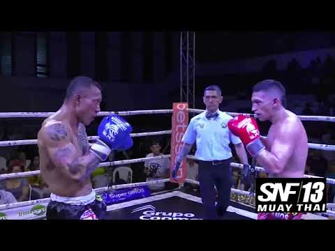 Pelea JUAN GUZMAN vs CHIA WU - MUAY THAI 2022 SNF 13
