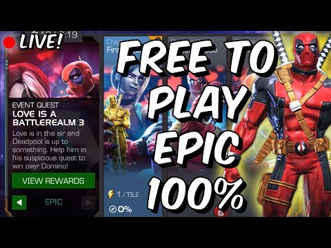 Love is a Battlerealm 3 Epic - Free To Play 100% - Marvel Contest Of Champions