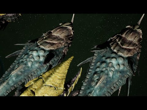 Skalgrim Mod - Behemoths - Tyranids vs Space Marines - Battlefleet Gothic Armada 2