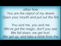 Lindsey Buckingham - Loving Cup Lyrics