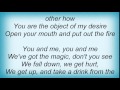 Lindsey Buckingham - Loving Cup Lyrics - Fredia Lobato Lindsey Buckingham - Loving Cup Lyrics