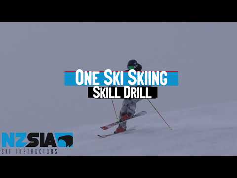 One Ski Skiing - NZSIA Skill Drill