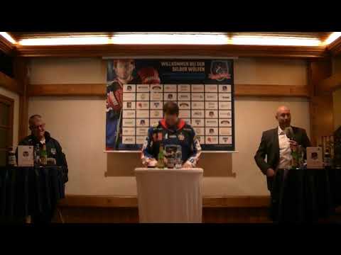 Selber Wölfe - EV Lindau Islanders: Die Pressekonferenz nach dem Spiel 04.12.2020