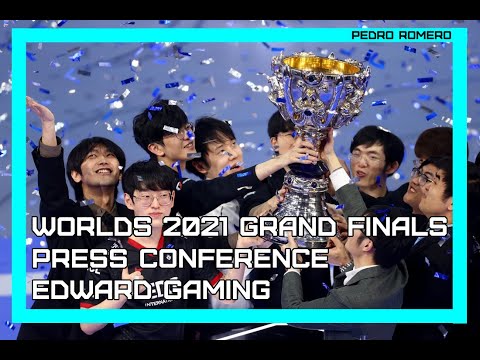 EDward Gaming Full Press Conference | League of Legends Worlds 2021 Grand Finals