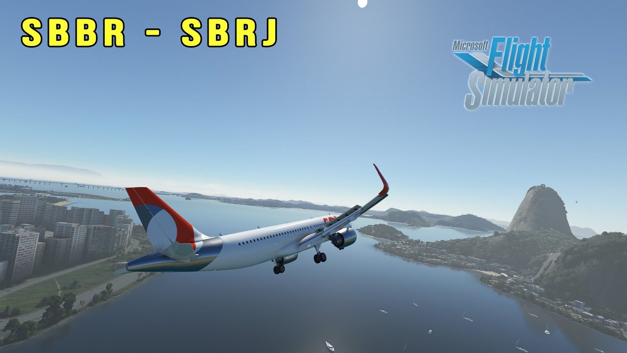 Brasilia to Rio in the FlyByWire A32NX Videos & Streams Microsoft