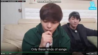 Kim Minjae sing with gentle voice