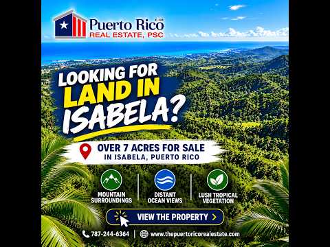 Escape the Noise 🌴 7+ Acres of Land in Isabela, Puerto Rico #Shorts