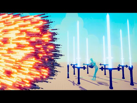 SOULFORGE SWORDCASTER vs EVERY GOD UNIT - Totally Accurate Battle Simulator TABS