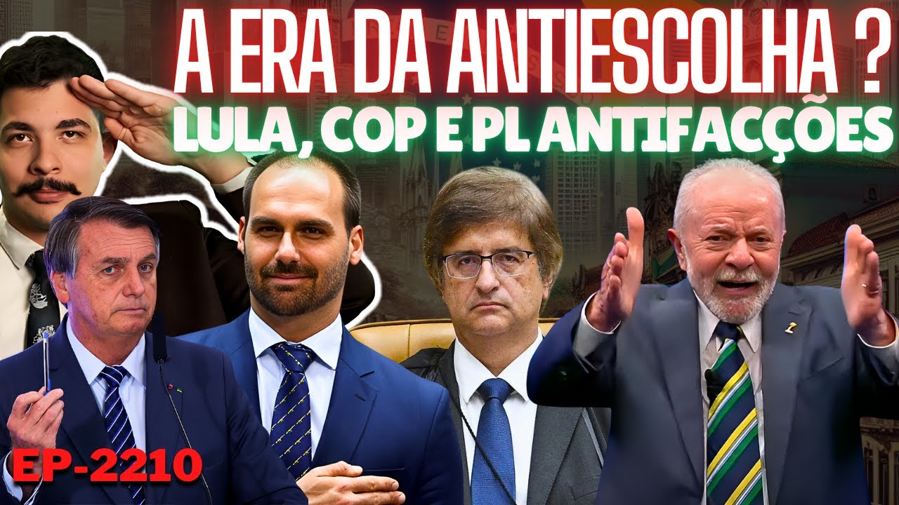 Lula, COP e PL AntiFacções + A ANTIESCOLHA é Um PROBLEMA de Nossa ERA + O Ponto CENTRAL da SABATINA