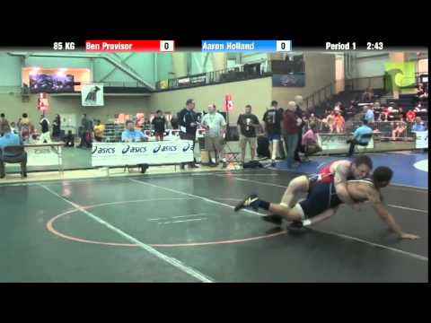 Greco 85 KG Ben Provisor vs. Aaron Holland