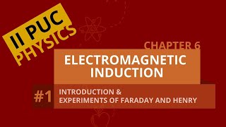 Chapter 6 | #1 | Electromagnetic Induction  - Introduction and Experiments of Faraday and Henry.