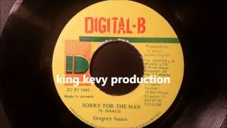 Gregory Isaacs - Sorry For The Man - Digital B 7" w/ Version 1992