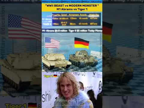 “Tiger I vs M1A2 Abrams — The Evolution of Tank Supremacy 🛡️🔥” #shorts