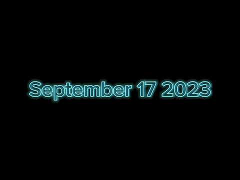 How To Say September 17 2023