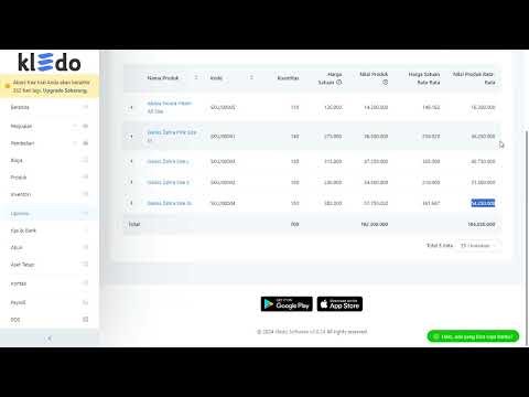 FITUR HARGA DAN NILAI RATA-RATA FIFO DI LAPORAN RINGKASAN INVENTORY