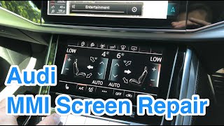 2020-2025 Audi Q8, Q7, A8 & More Lower Climate Display: Black Screen