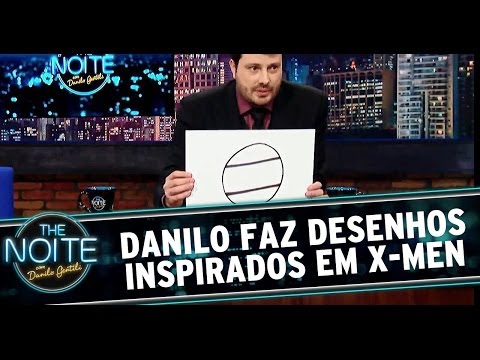 Danilo faz desenhos inspirados no filme X-Men