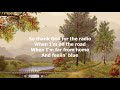 Thank God For The Radio by Alan Jackson - 1994 (with lyrics)