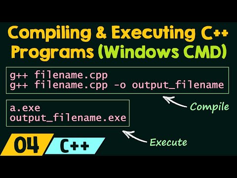 Compiling Executing C Programs Windows CMD