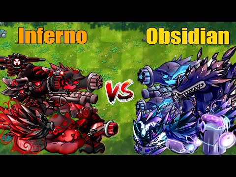 PVZ 1 Fusion 2.7 Challenge!! Team Inferno VS Team Obsidian VS 300 Zombie Random - Who Will Win?