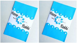 Easy & Beautiful Rakhi Card Rakhi cards |handmade rakhi card for brother |Rakhi card at home
