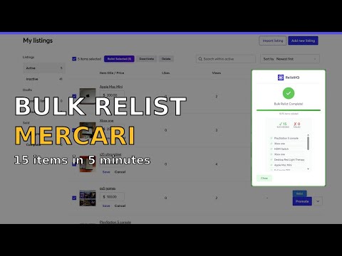 Item video thumbnail