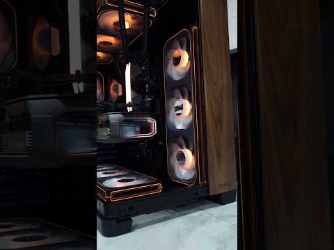 Antec C8 MESH CURVE BTF (우드) 9800X3D + RTX 5090 #9800x3d #pcbuild #ANTEC #rtx5090