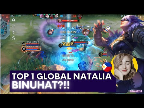 Top 1 Global Natalia binuhat ni Phoveus?! | Mobile Legends gameplay by Coleenb214