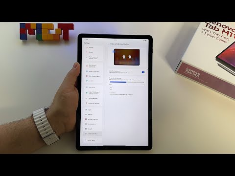 Customize Press and Hold Power button on Lenovo Tab M11